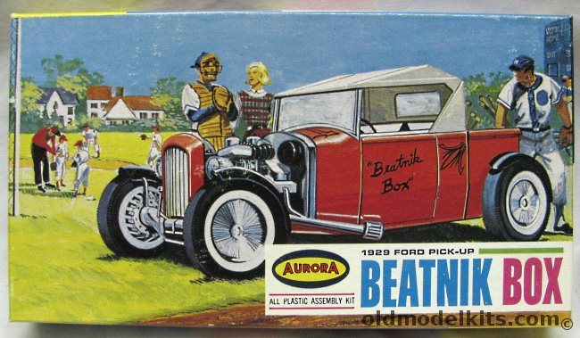 Aurora 1/32 1929 Ford Pickup Beatnik Box, 529-49 plastic model kit